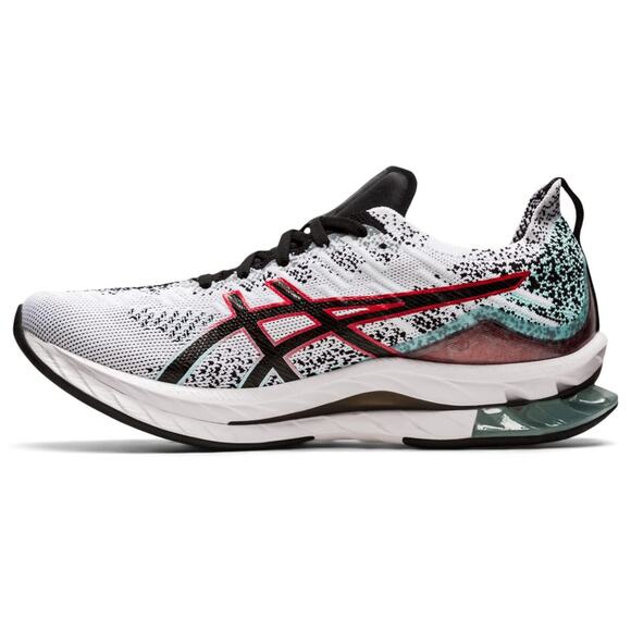 ASICS Kinsei Blast Men\'s Running Shoes White Black 1011B203-109 Size 8.5 US main image 8